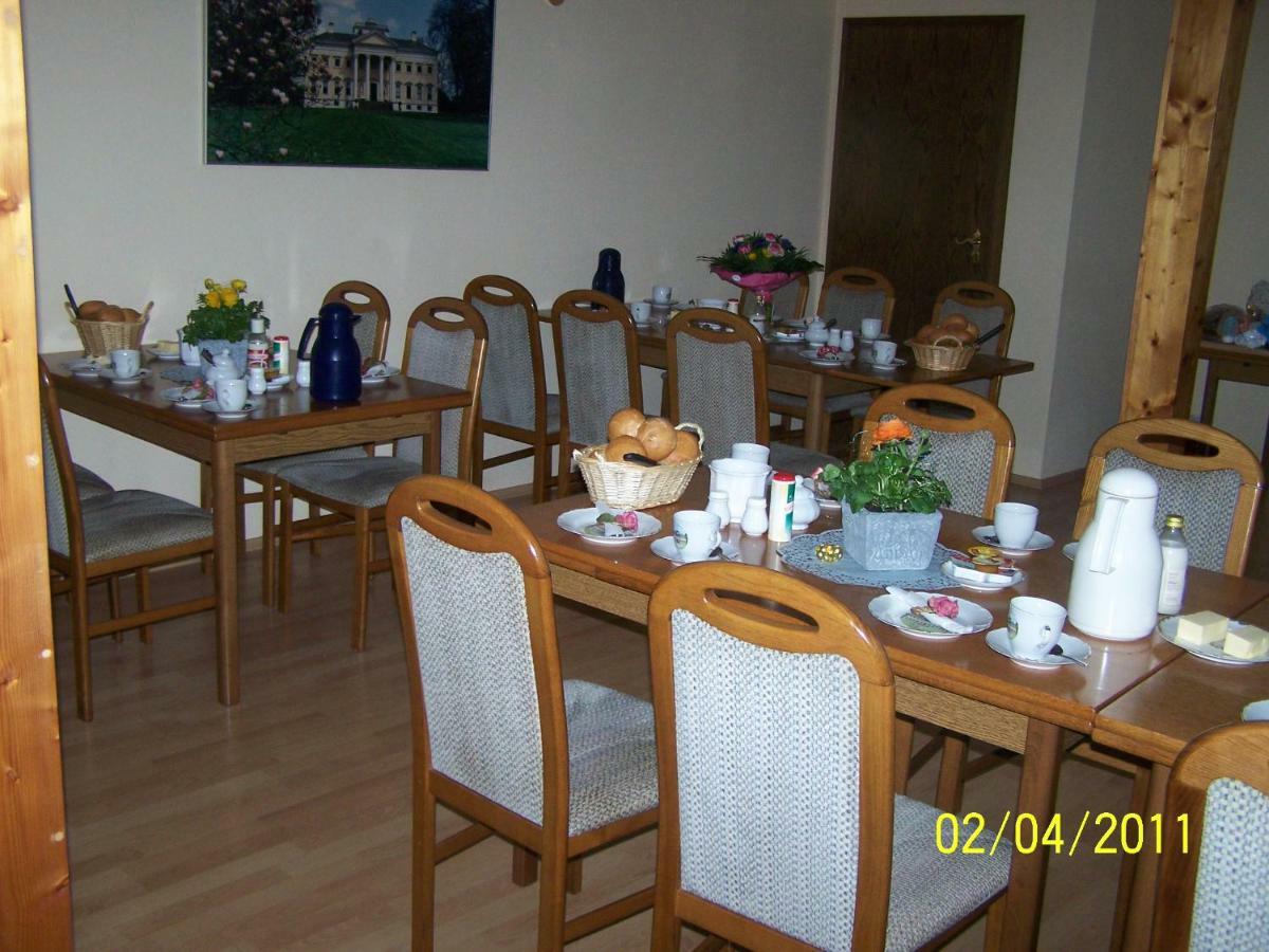 Pension Am Park Wörlitz Kültér fotó